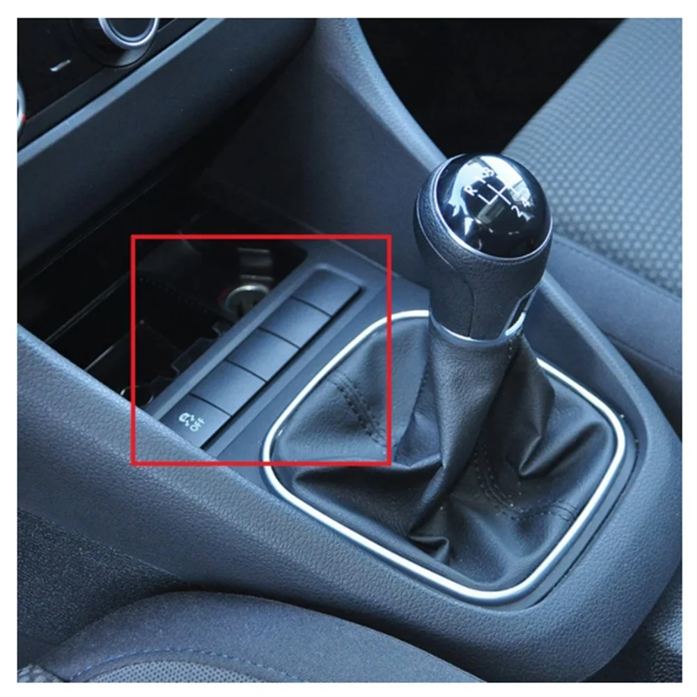Автомобильная накладная кнопка переключения, Пылезащитный чехол, Декоративные кнопки для Golf 5 Jetta MK5 6 Caddy EOS Scirocco Middle Изображение 3