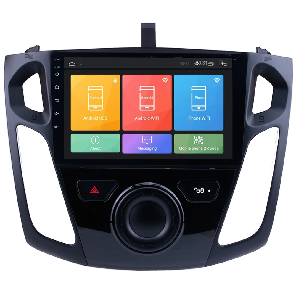 Автомобильная Радионавигация RoverOne Для Ford Focus 3 2012 - 2015 Сенсорный Экран Android GPS Bluetooth Центральный Мультимедийный + Карта Изображение 2