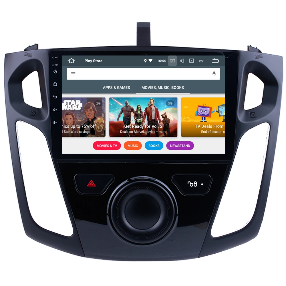 Автомобильная Радионавигация RoverOne Для Ford Focus 3 2012 - 2015 Сенсорный Экран Android GPS Bluetooth Центральный Мультимедийный + Карта Изображение 3