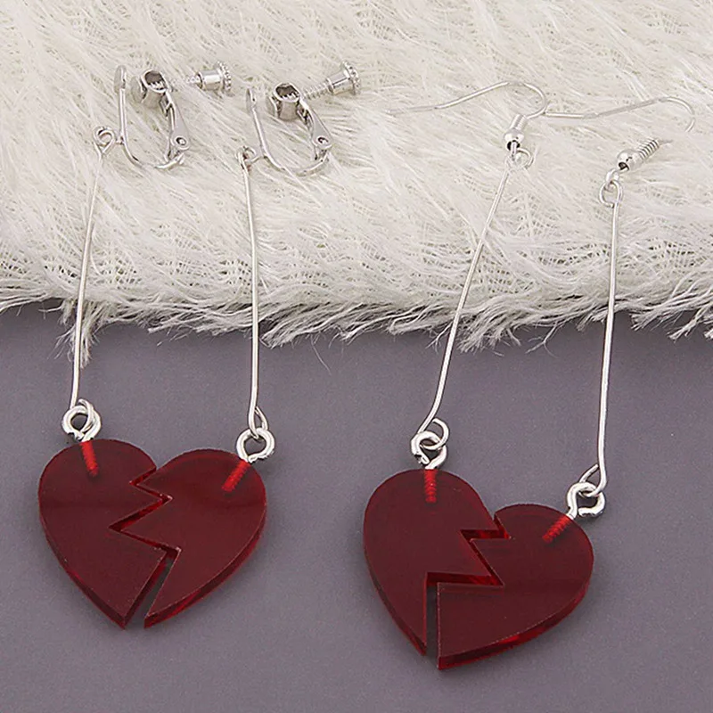 Аниме JOJO'S Bizarre Adventure Heart Косплей Шарм Подарок Женские модные милые серьги-капли Изображение 1
