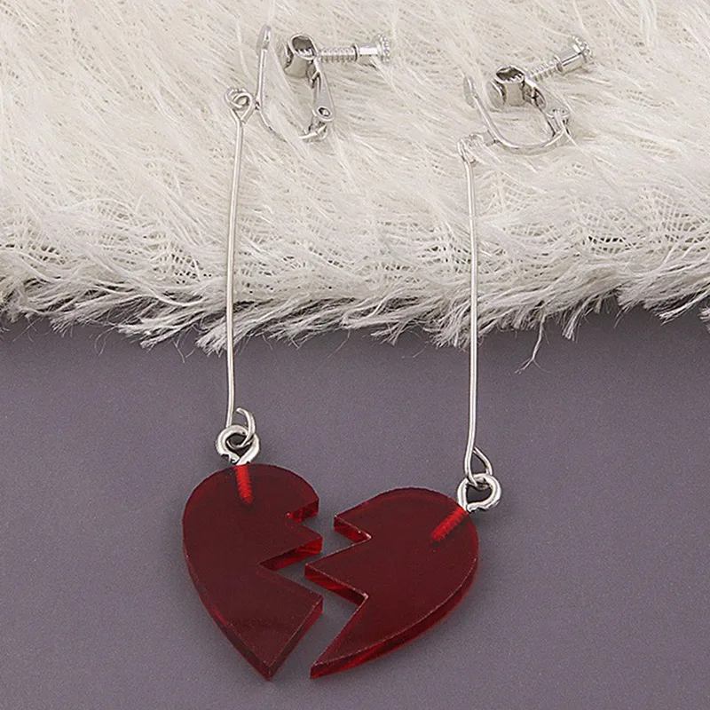 Аниме JOJO'S Bizarre Adventure Heart Косплей Шарм Подарок Женские модные милые серьги-капли Изображение 2