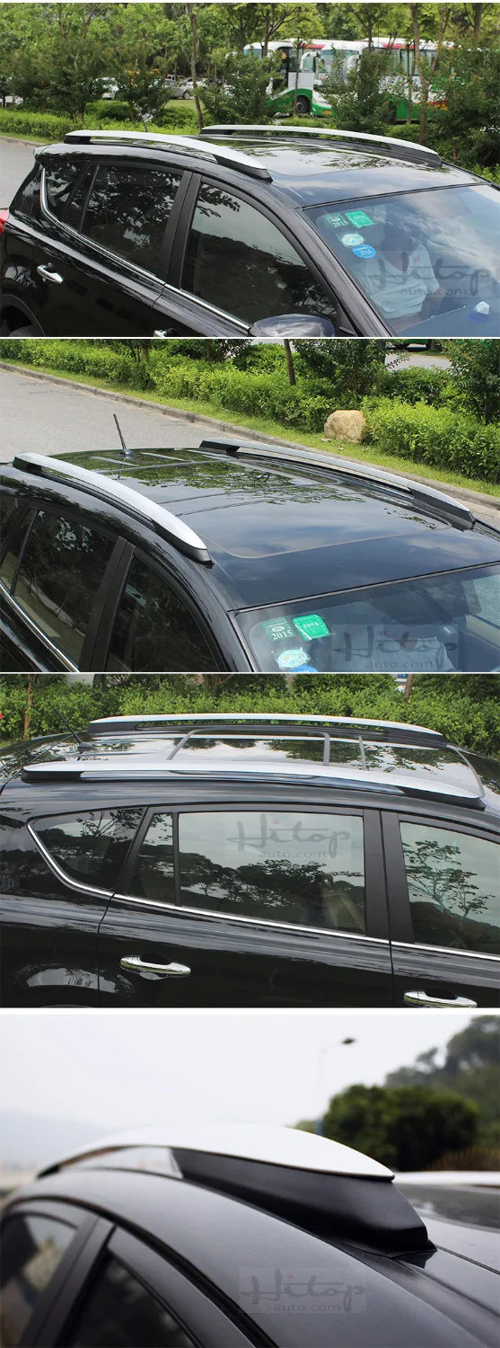 багажник на крышу, рейлинговая планка на крыше для Toyota RAV4 2009-2012 или 2014-2018, авиационный алюминиевый сплав, старый и новый RAV4, качественный поставщик Изображение 3