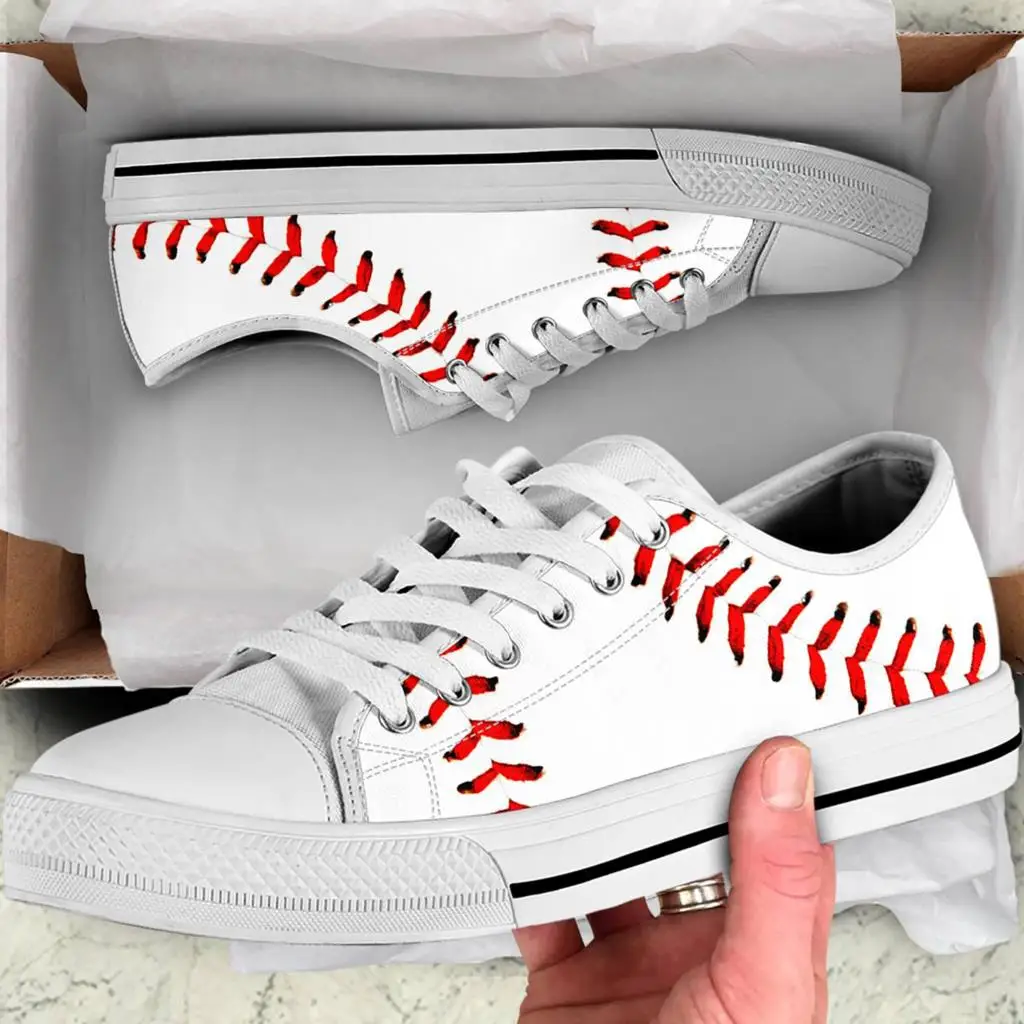 Белая бейсбольная повседневная парусиновая обувь на низком ходу, Легкие Дышащие Модные мужские и женские кроссовки с 3D принтом, высококачественная обувь для настольного тенниса Изображение 0