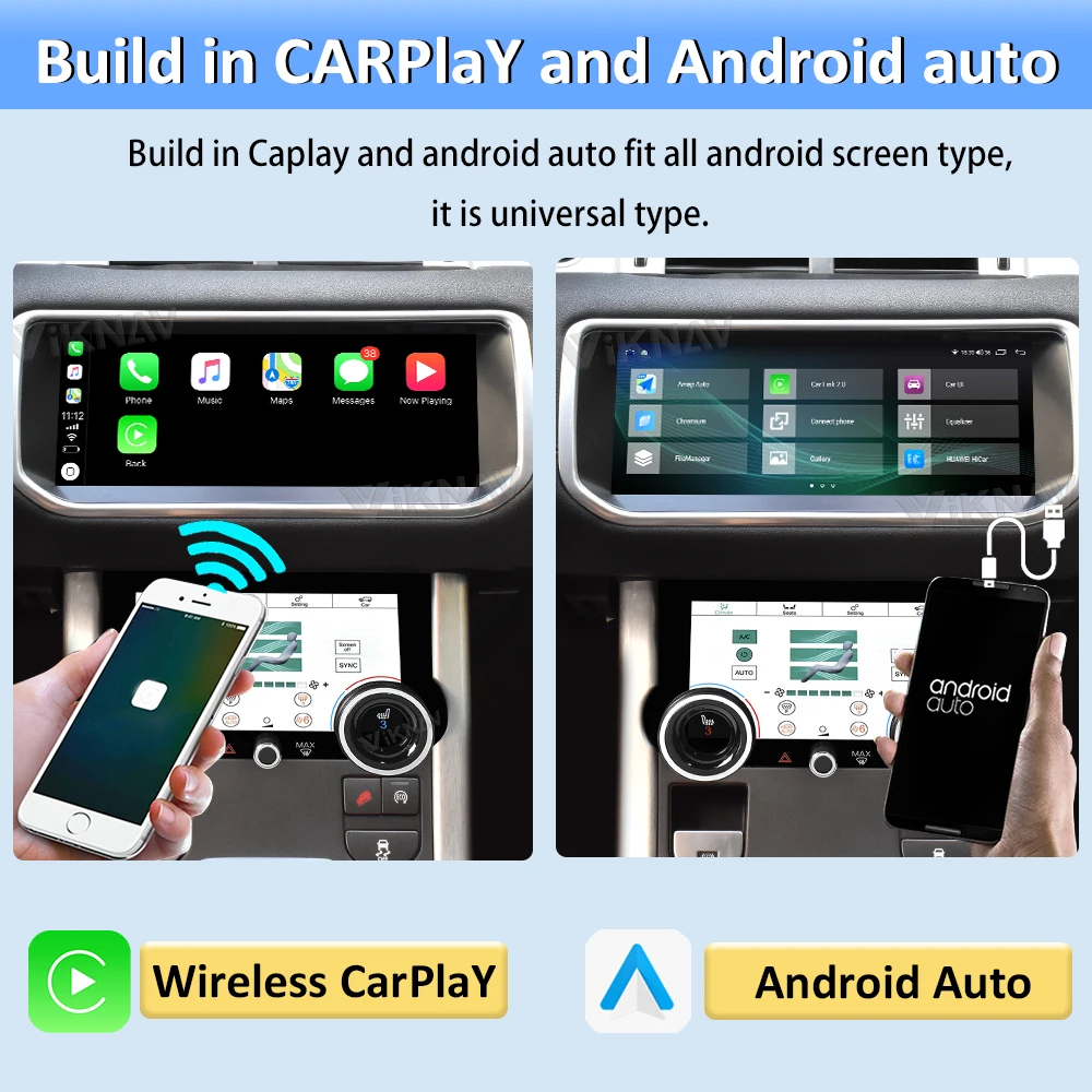 Беспроводное Автомобильное радио CarPlay Для Range Rover Evoque L551 L538 2013-2017 Обновление 128 ГБ Android 12,0 Автоаудио Сенсорный Экран 8 Ядер Изображение 2