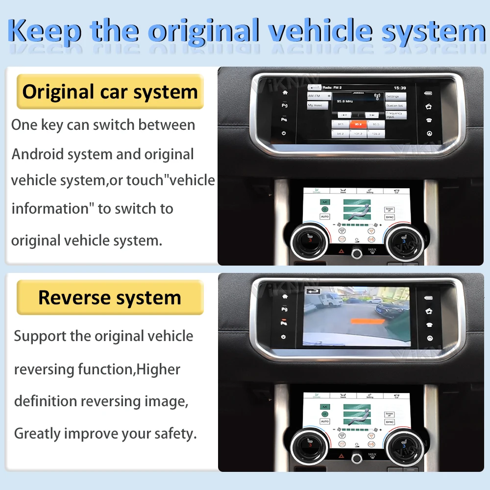 Беспроводное Автомобильное радио CarPlay Для Range Rover Evoque L551 L538 2013-2017 Обновление 128 ГБ Android 12,0 Автоаудио Сенсорный Экран 8 Ядер Изображение 3