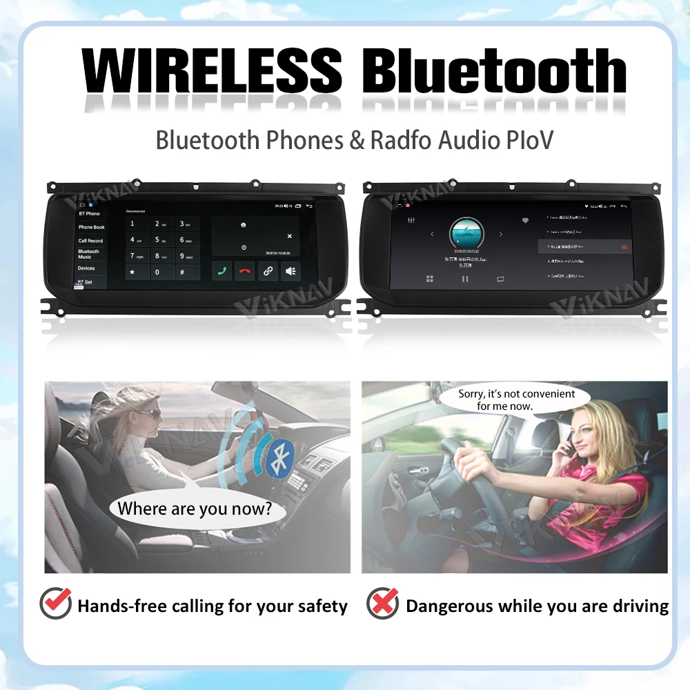 Беспроводное Автомобильное радио CarPlay Для Range Rover Evoque L551 L538 2013-2017 Обновление 128 ГБ Android 12,0 Автоаудио Сенсорный Экран 8 Ядер Изображение 4