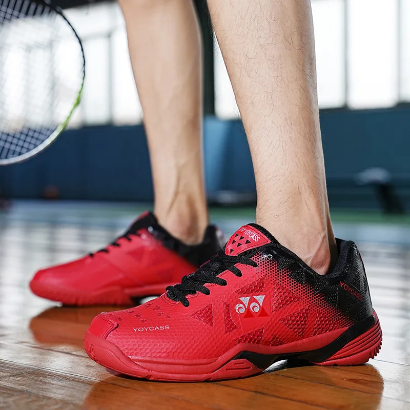 Брендовая мужская обувь для бадминтона, женские уличные профессиональные волейбольные кроссовки, мужская весенняя легкая обувь для настольного тенниса Изображение 1
