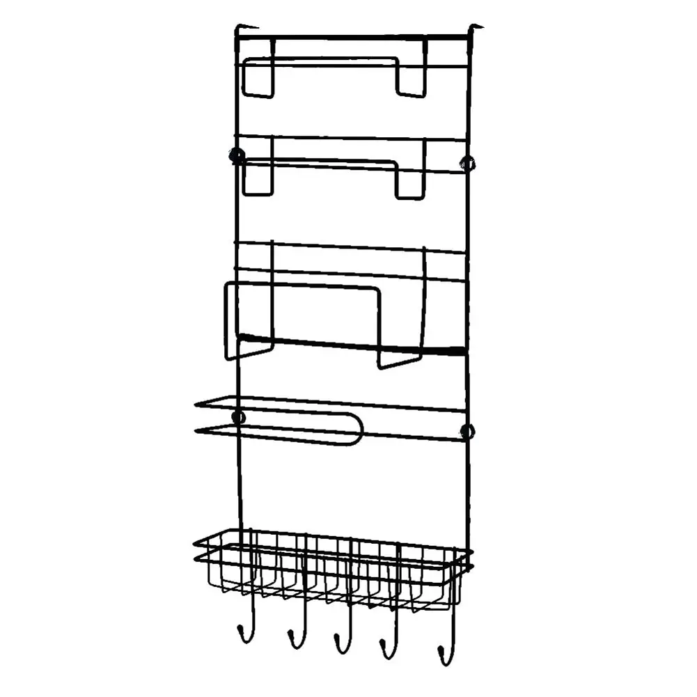 Бытовой Многофункциональный холодильник, Подвесной Стеллаж для хранения на боковой стенке, Полка-Органайзер Изображение 0
