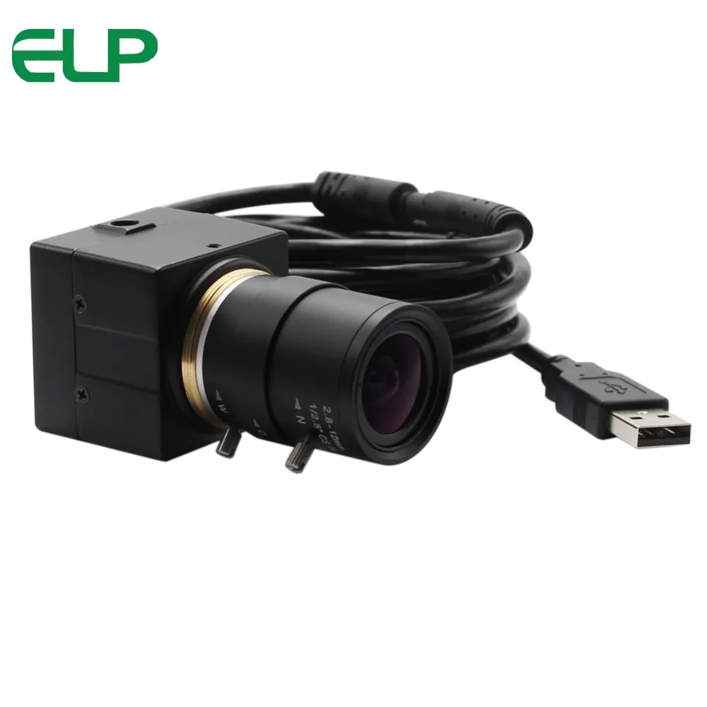 Веб-камера USB 2.0MP Веб-камера Веб-камера с переменным фокусным расстоянием 2.8-12 мм, CMOS OV2710, USB-камера для компьютера, ноутбука, портативного ПК Изображение 0