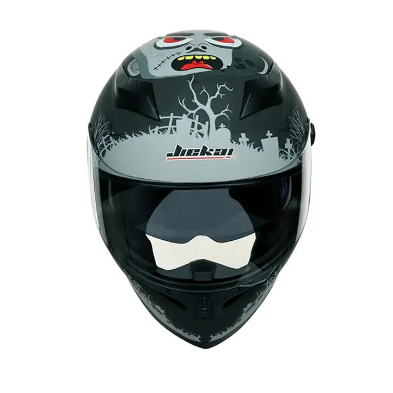 Винтажный Мотоциклетный Шлем, JK316 Wild Man Полный Охват Мотоциклетного Гоночного Шлема Cool Safety Защитный Шлем Для Мужчин Женщин Изображение 3