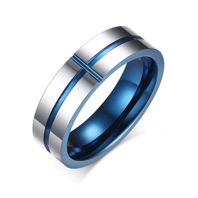 Вольфрамовое мужское кольцо на День Святого Валентина, обручальное мужское кольцо для мужчин, свадебное Solove R4980 Изображение 0