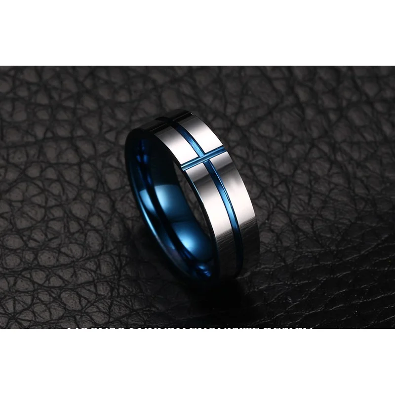 Вольфрамовое мужское кольцо на День Святого Валентина, обручальное мужское кольцо для мужчин, свадебное Solove R4980 Изображение 2