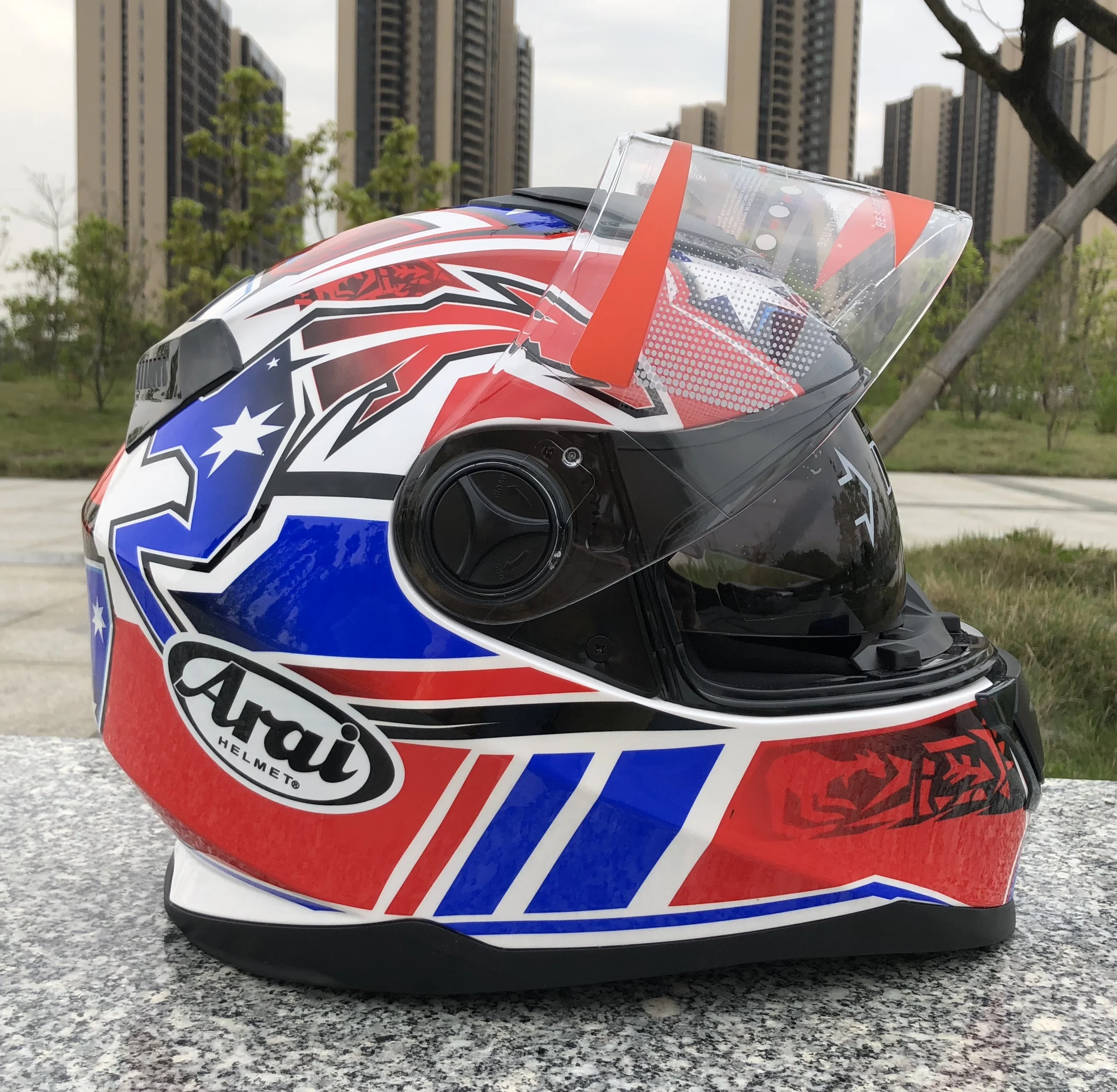 Высококачественный мотоциклетный шлем из АБС-пластика с двумя линзами, цена суперсовременных защитных шлемов унисекс Capacete Изображение 3