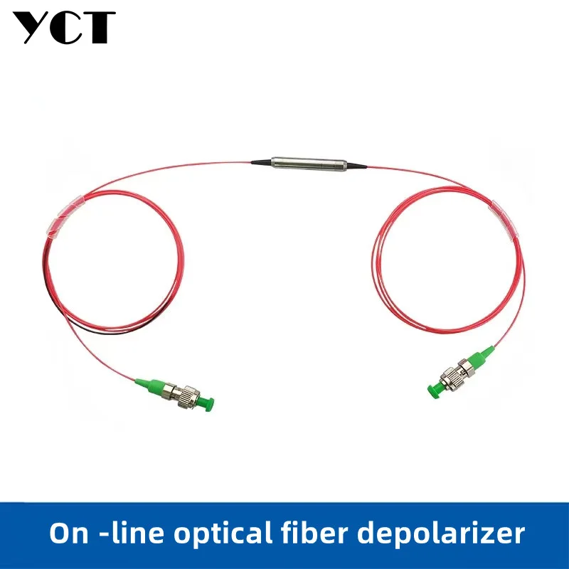 Деполяризатор оптического волокна с поддержанием поляризации on-line 1310/1550/1064nm on-line анализатор поляризатора оптического волокна YCT Изображение 0
