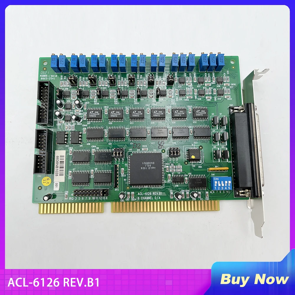 Для 6-канальной 12-разрядной платы аналогового вывода ADLINK B1 ACL-6126 ACL-6126 REV.B1 Изображение 0