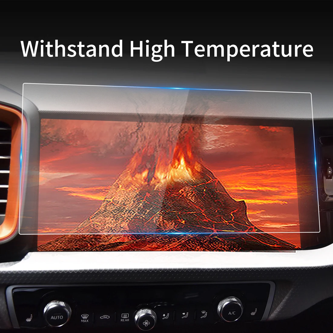 Для Audi A1 2023 Протектор экрана Carplay, защитная пленка из закаленного стекла, защита навигатора, автомобильные наклейки, аксессуары для GPS Изображение 2