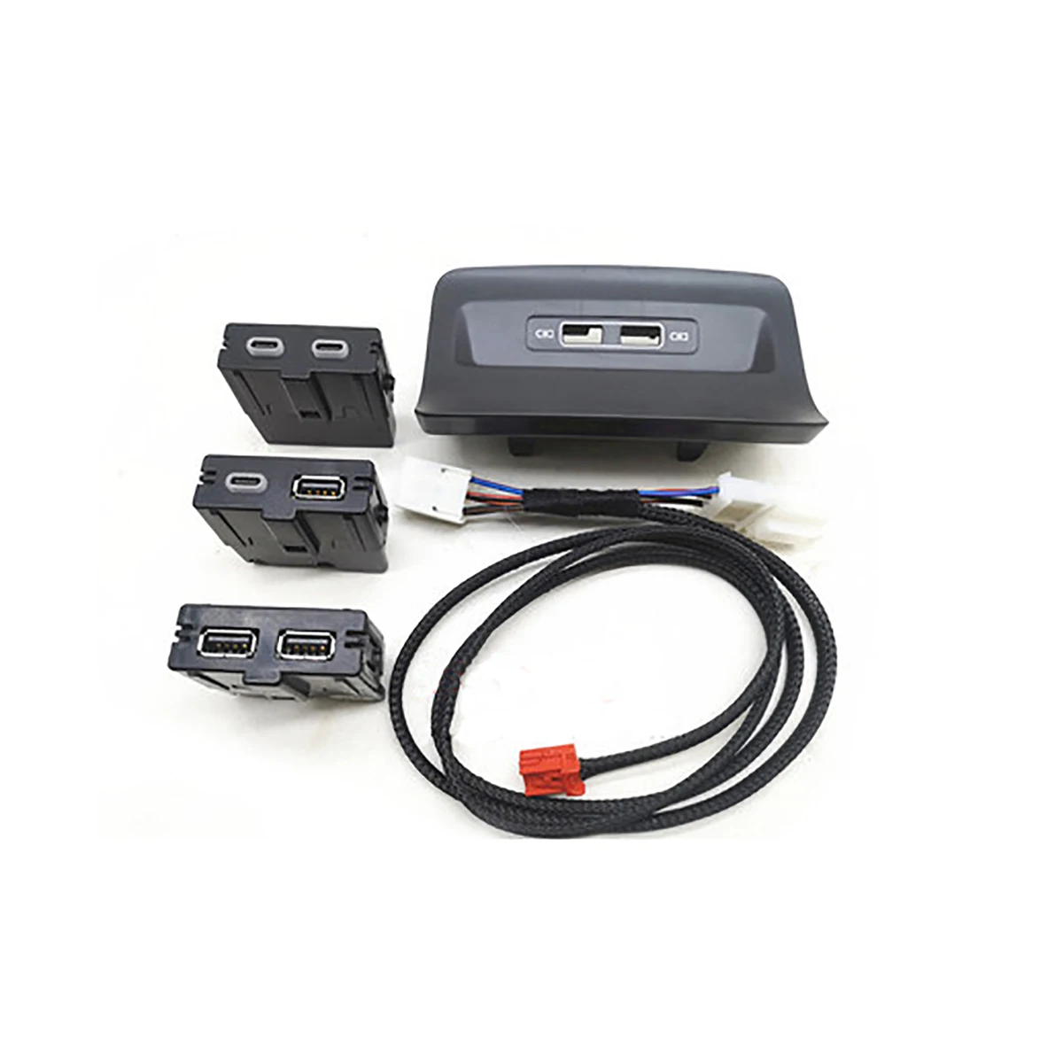 ДЛЯ Kodiaq GT коробка для подлокотника USB коробка для заднего подлокотника с двухпортовым USB-зарядным устройством 5QD 035 726 Изображение 0