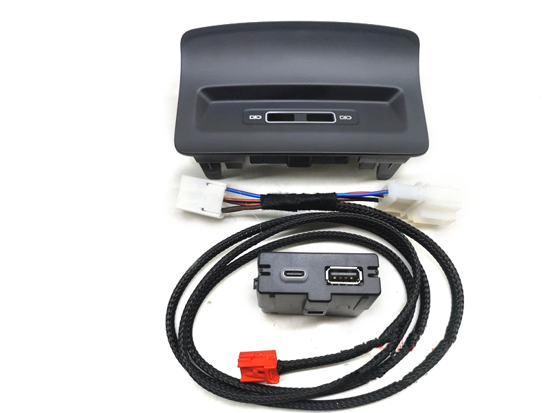ДЛЯ Kodiaq GT коробка для подлокотника USB коробка для заднего подлокотника с двухпортовым USB-зарядным устройством 5QD 035 726 Изображение 3