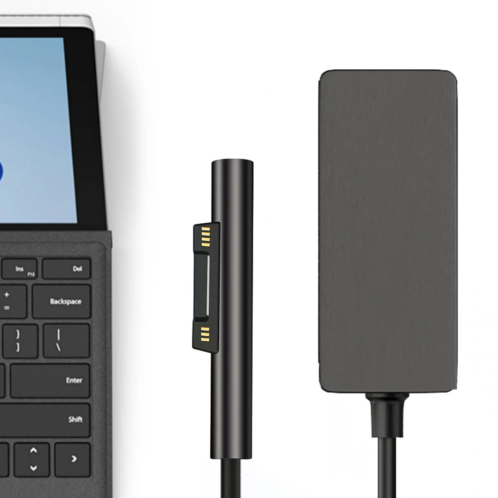 Для Microsoft Pro 8 Преобразователь Зарядки Ноутбука 65 Вт Магнитная Адсорбция Подключи и Играй Адаптер Зарядного Устройства Для Ноутбука новый Изображение 2