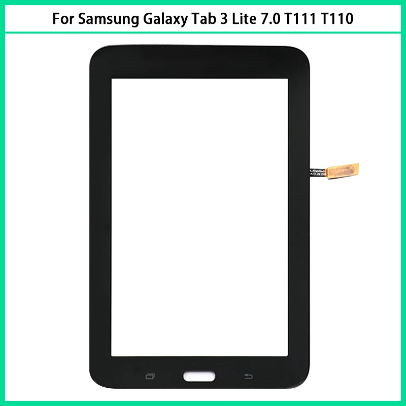 Для Samsung Galaxy Tab 3 Lite 7.0 SM-T111 t110 Сенсорная панель Дигитайзер Сенсор Переднее стекло T111 T110 Сенсорный экран Изображение 1
