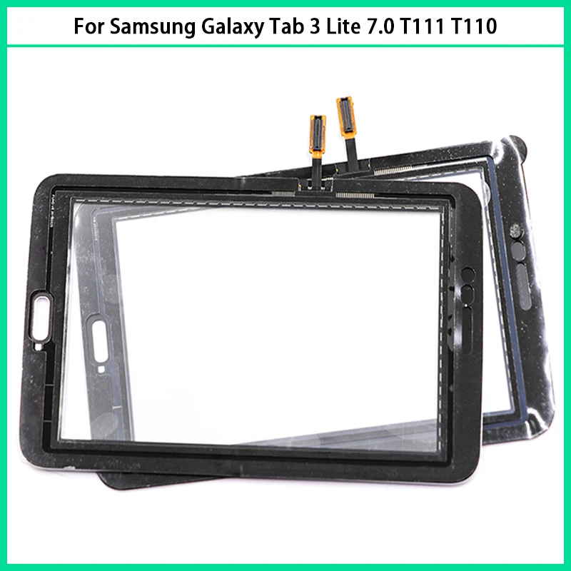 Для Samsung Galaxy Tab 3 Lite 7.0 SM-T111 t110 Сенсорная панель Дигитайзер Сенсор Переднее стекло T111 T110 Сенсорный экран Изображение 3