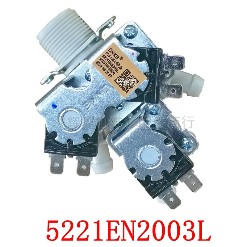 Для барабанной стиральной машины 5221EN2003L FCS-135A AC220-240V Впускной клапан для воды, деталь электромагнитного клапана Изображение 0
