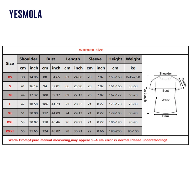 Женская футболка YESMOLA с единорогом Harajuku, Женская Уличная футболка с рисунком Каваи, Корейский Стиль, Женская Повседневная футболка, Одежда Изображение 5