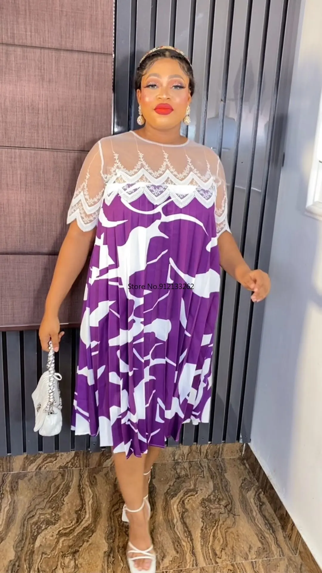 Женские платья с принтом в африканском стиле дашики, новинка 2023 года, халат большого размера с коротким рукавом, Дубай, Турция, одежда Robe Africaine Femme. Изображение 1