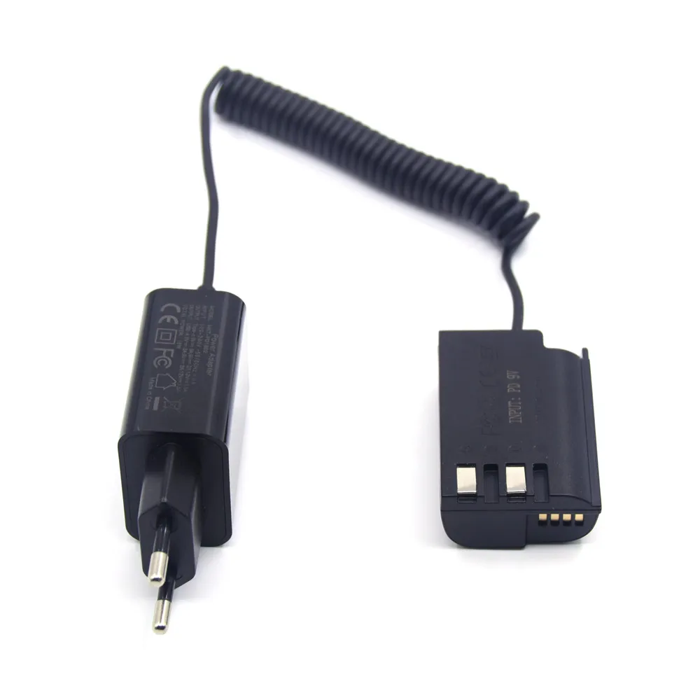 Зарядное Устройство PD USB C DMW-DCC17 Соединитель Постоянного Тока DMW-BLK22 Фиктивный Аккумулятор Кабель-Адаптер Питания Для Panasonic Lumix GH6 GH6L GH5II DC-S5 S5K Изображение 3