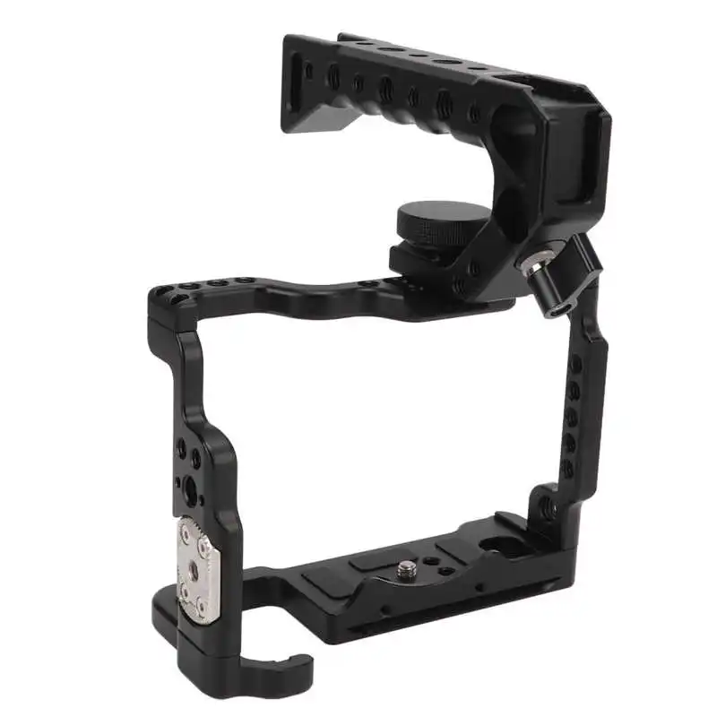 Защитный кожух для камеры Алюминиевый защитный кожух для зеркальной камеры с многофункциональной верхней ручкой для аксессуара для камеры Sony A7M4 Изображение 0