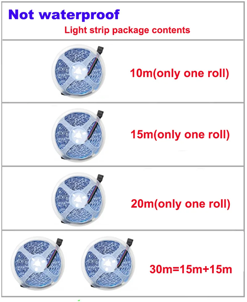 Комнатные Светодиодные Фонари RGB Лента SMD5050 Светодиодные Ленты Для украшения Спальни USB DC5V Bluetooth Неоновые Огни 1-5 м 10 м 15 м 20 м 30 м Лампа Изображение 1