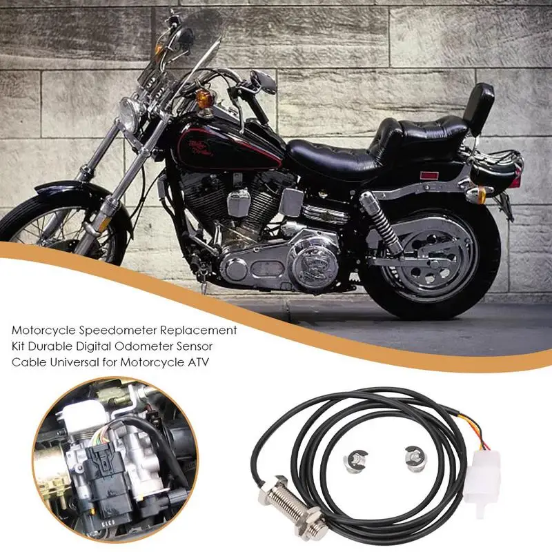 Комплект для замены спидометра мотоцикла, прочный кабель цифрового датчика пробега, универсальный для мотоцикла ATV Изображение 2