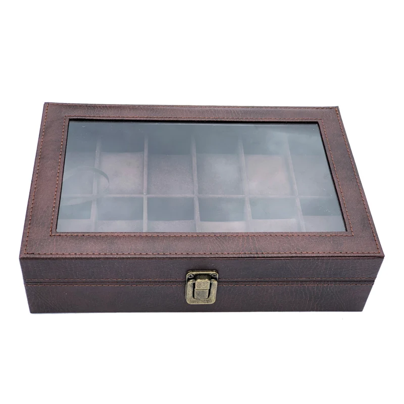Коробка для часов ручной работы Caja Reloj Коробка для часов Футляр для часов Time Box saat kutusu Horloge Коробка для очков и хранения часов Изображение 1
