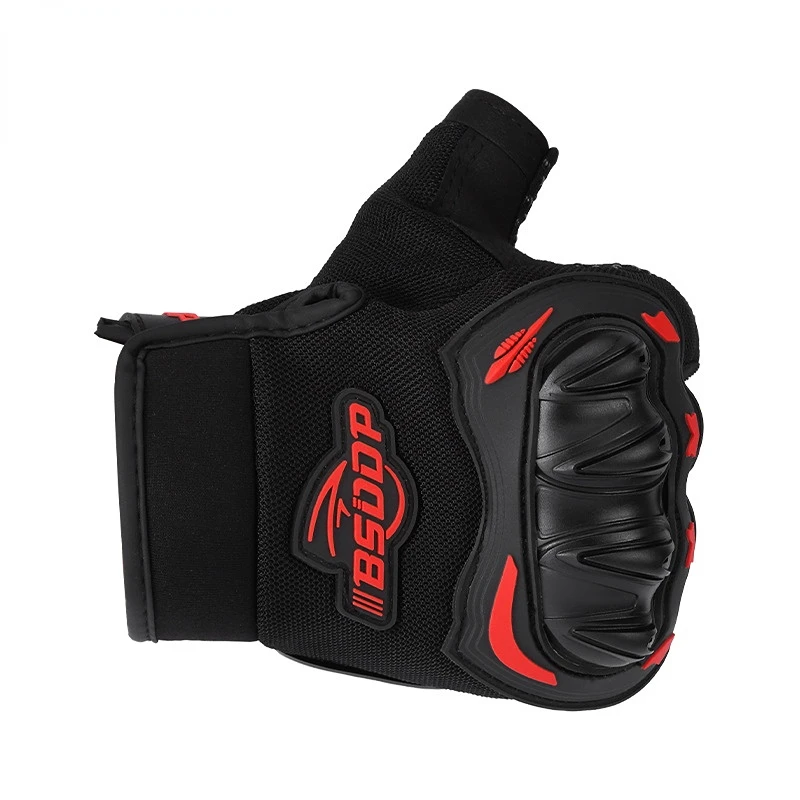 Летние велосипедные перчатки с полупальцами, противоскользящие, дышащие, Ударопрочные, для занятий спортом на открытом воздухе, Амортизирующее защитное оборудование Изображение 3