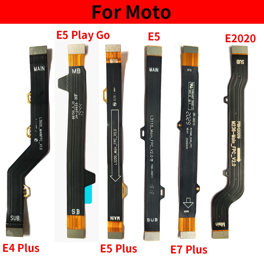 Материнская плата для Moto E7 Plus E5 E4 Plus One Vision Hyper Macro Fusion Plus Основная плата материнская плата Соединительная плата Гибкий кабель Изображение 1