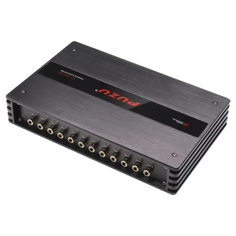 Модификация аудиосистемы автомобиля PUZU PZ-X6800S 6-дюймовый усилитель мощности DSP с 10 выходами, выделенный для автомобиля процессор Изображение 0