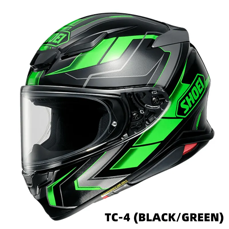 Мотоциклетный шлем SHOEI Z8 ka-wa с полным лицом, зеленый шлем для езды на мотокроссе, шлем для мотобайка Изображение 0