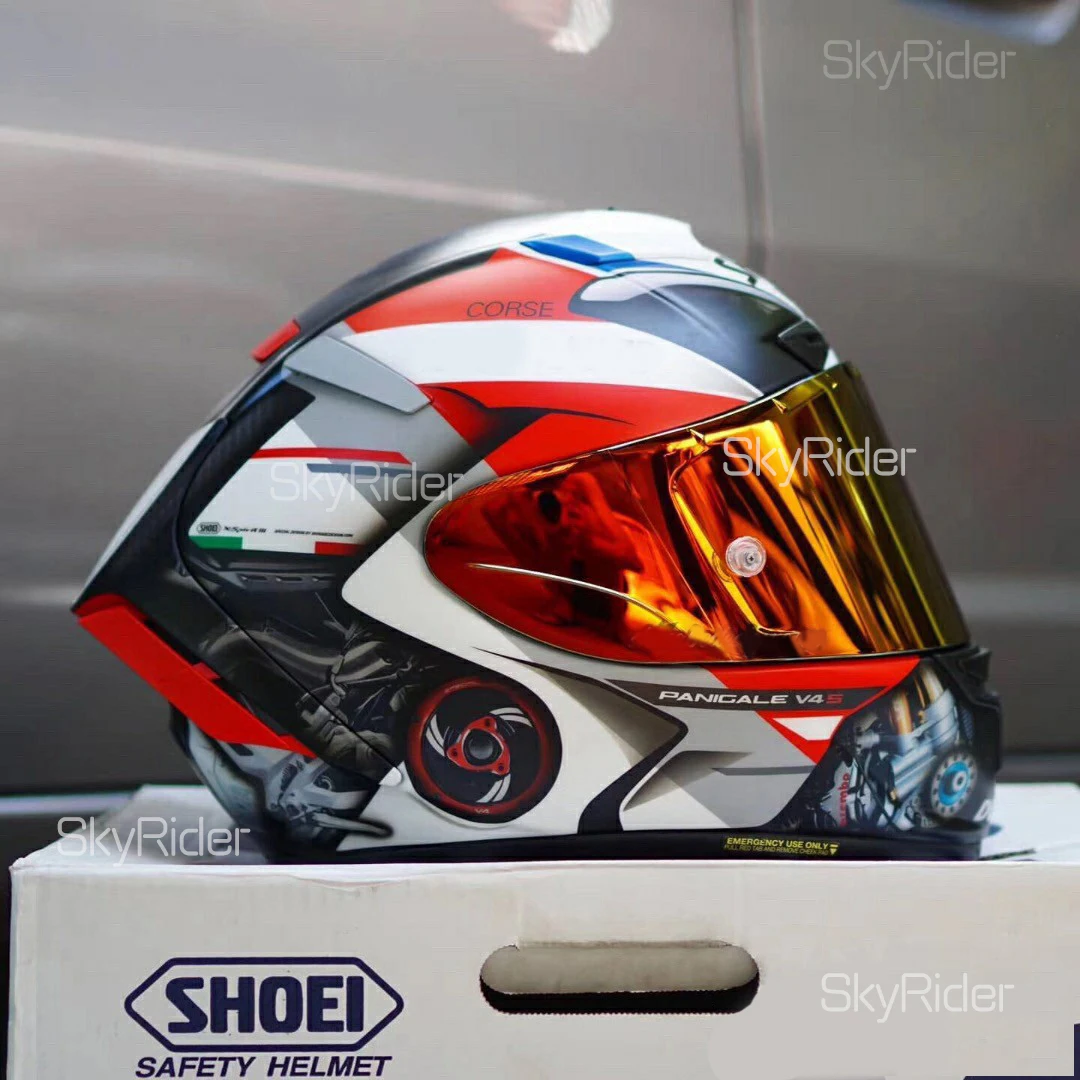 Мотоциклетный шлем X14 duca white helmet для мотокросса, Шлем для езды на мотоцикле Casco De Motocicleta Изображение 1