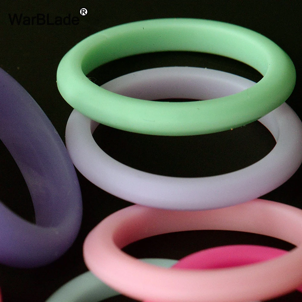 Новые 10 шт./компл. Гипоаллергенные гибкие спортивные кольца для кроссфита размером 3 мм 4-8, Пищевое силиконовое кольцо на палец FDA для женщин Изображение 2