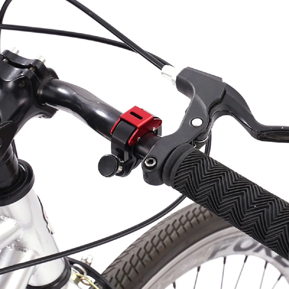 НОВЫЙ Велосипедный невидимый Q-звонок, рожок для горного велосипеда, колокольчик из алюминиевого сплава, звуковой сигнал для езды на велосипеде, безопасность велосипеда, аксессуары для велосипеда Изображение 2