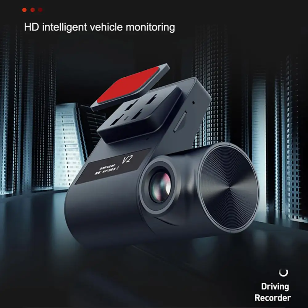 Новый мини скрытый рекордер HD ночного видения автомобильный беспроводной wifi регистратор вождения Автомобильная Электроника Регистратор вождения Изображение 2