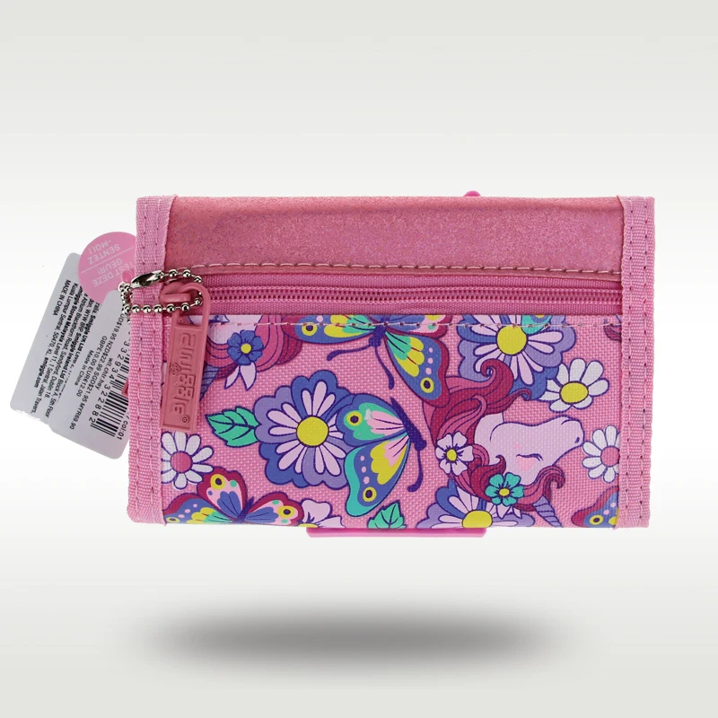 Оригинальный Высококачественный детский кошелек Smiggle для девочек, милая сумка через плечо с бабочкой и Единорогом, Клатчи, сумка для карт, кошелек для монет Изображение 1