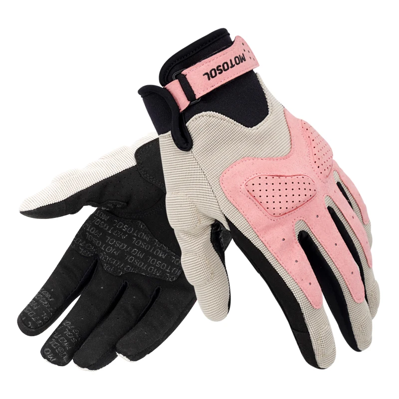 Перчатки с сенсорным экраном, гоночные дышащие мотоциклетные перчатки для велосипедистов, весенне-летние перчатки для мужчин и женщин унисекс Изображение 1