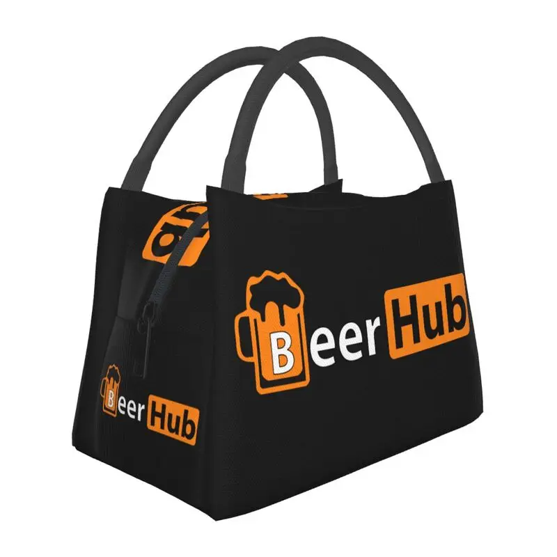 Пивная сумка для ланча с изоляцией Beerhub для женщин, Портативный охладитель Beerhub, Термальный Ланч-бокс для пикника, путешествия Изображение 0