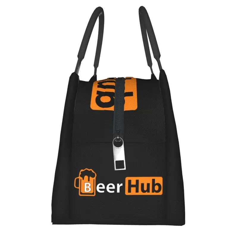 Пивная сумка для ланча с изоляцией Beerhub для женщин, Портативный охладитель Beerhub, Термальный Ланч-бокс для пикника, путешествия Изображение 3