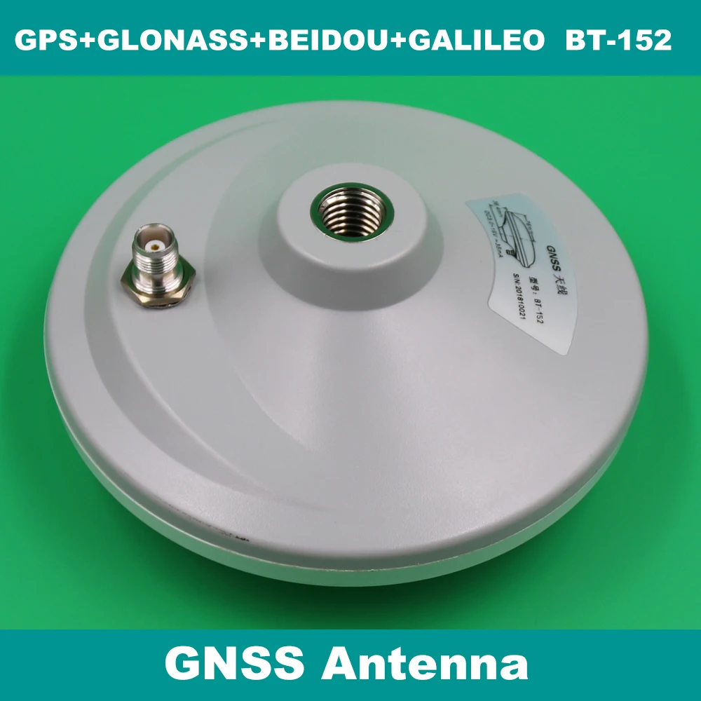Полночастотная антенна приемника GNSS GPS GALILEO GLONASS BEIDOU Высокоточная Обзорная RTK Антенна GNSS разъем TNC, BT-152 Изображение 0