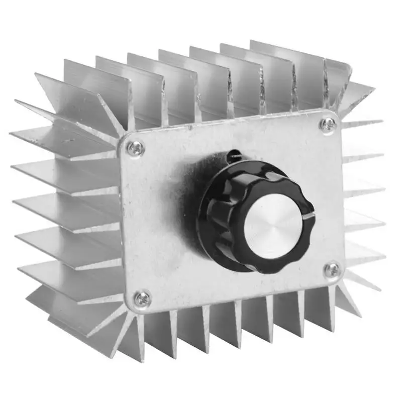 Регулятор скорости тиристорного двигателя переменного тока 220 В 5000 Вт, регулируемый регулятор мощности для температуры Изображение 1