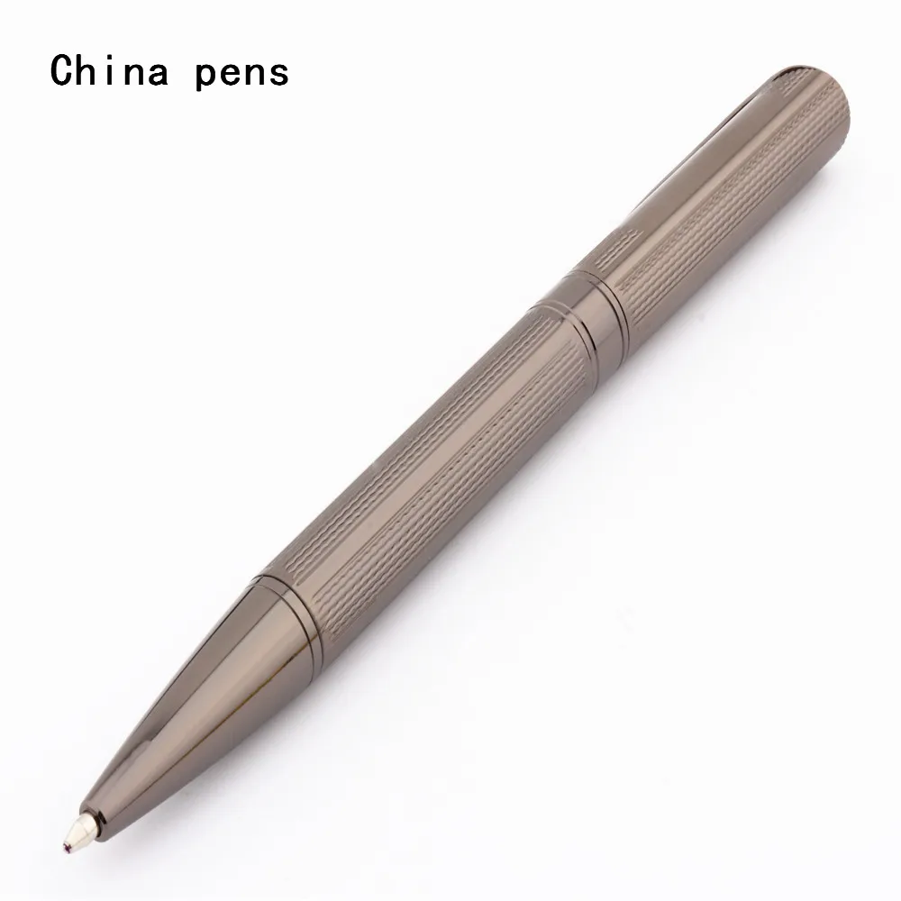 Роскошная шариковая ручка 719 серого цвета для делового офиса со средним наконечником, новая Изображение 1