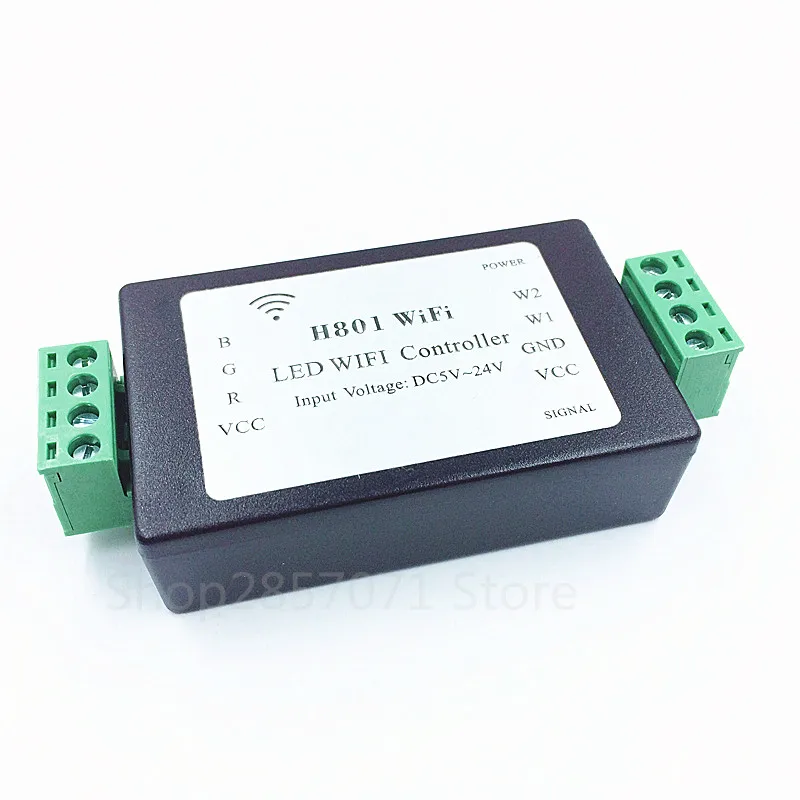 Светодиодная лента H801 WiFi Контроллер Android Телефон WLAN Control Router Новый Изображение 1
