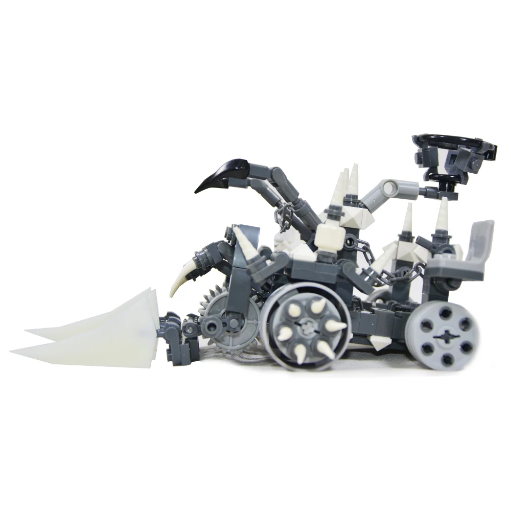 Сделай сам MOC mech chariot взрослая модель для сборки строительных блоков мясорубка нежити катапульта игрушки для детей подарки Изображение 2